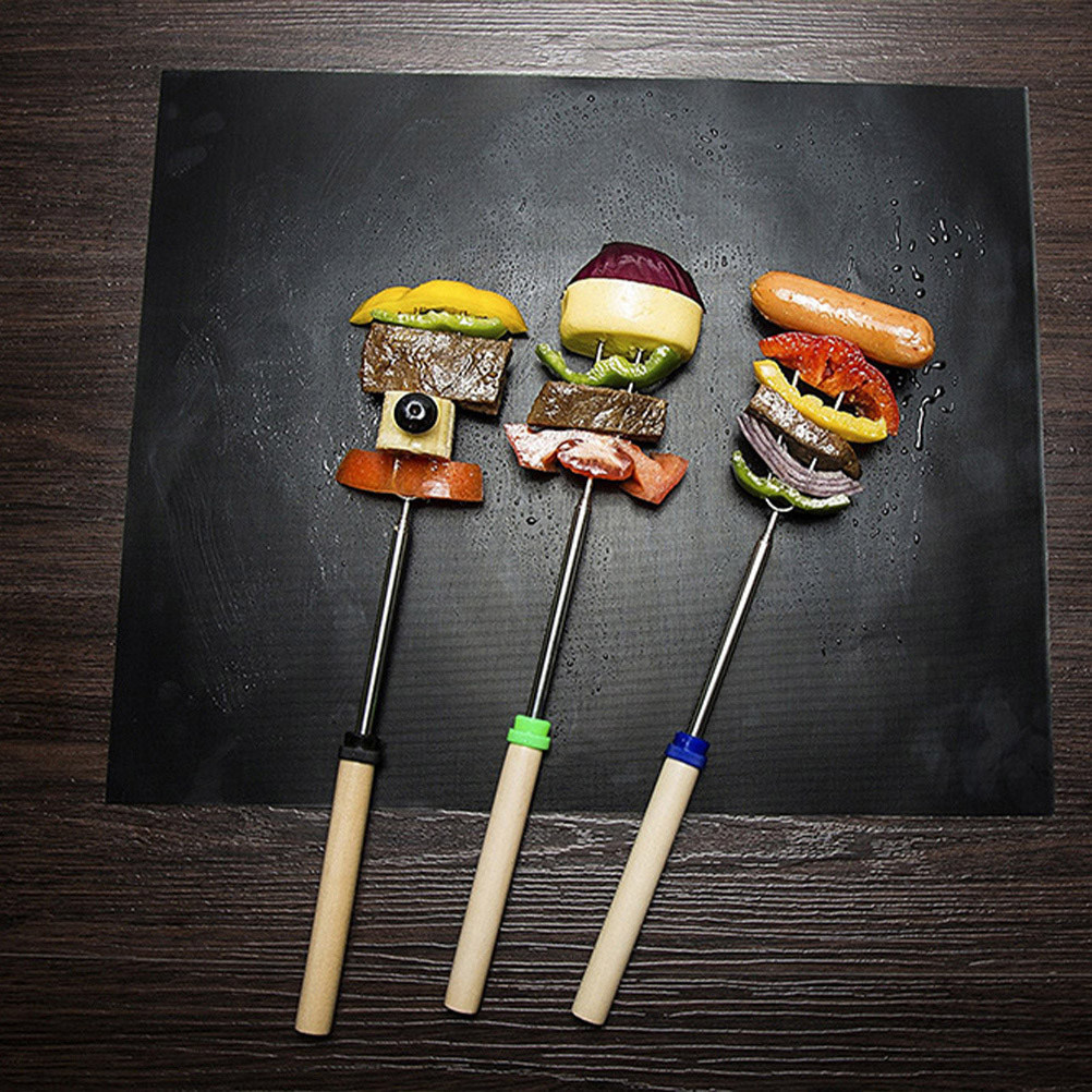 Heat Resistant Mat - 耐熱性ノンスティックBBQグリルマット3枚セット、ガスグリル、オーブン、ベーキング、電子レンジ用、再利用可能なバーベキューマット、屋外グリル用