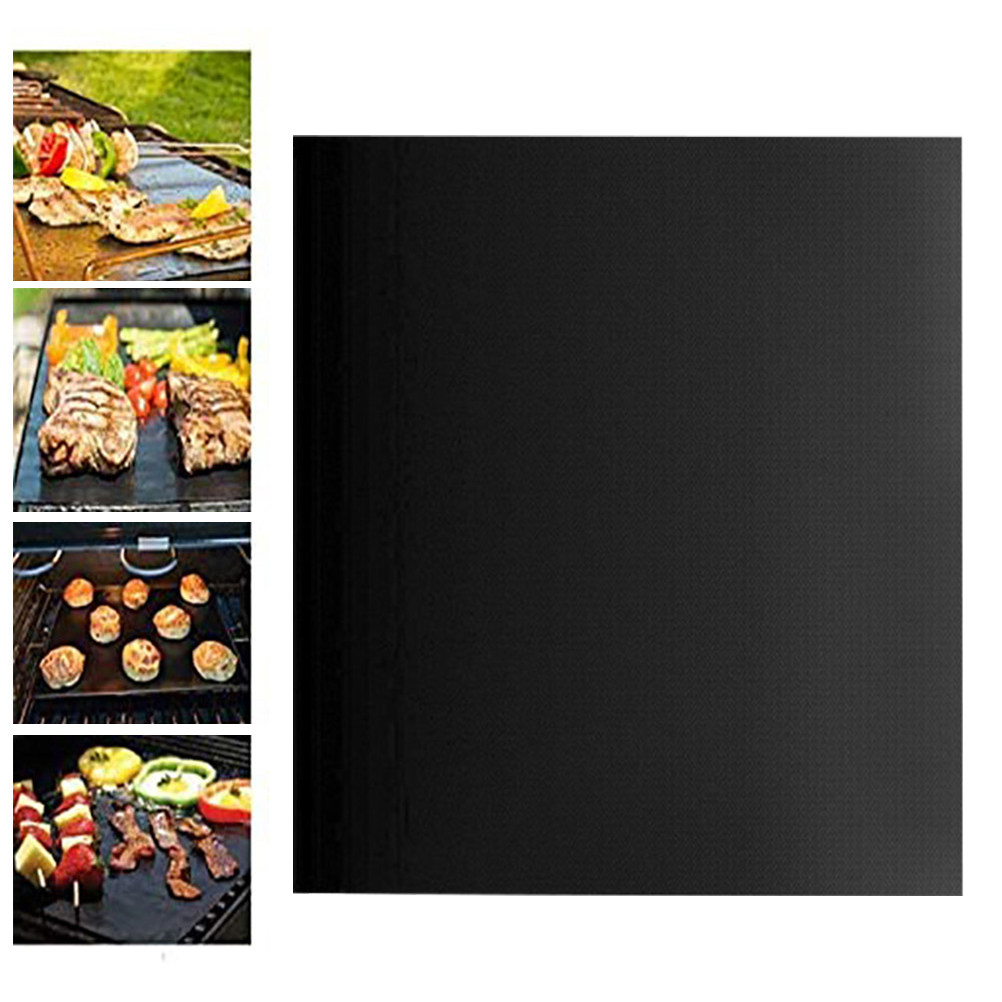Heat Resistant Mat - 3枚セット ノンスティック Tpfe バーベキューグリルマット 耐熱性 再利用可能