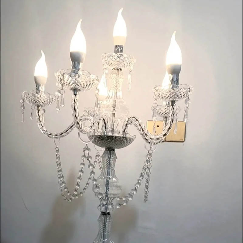 Candle Supply - モダンな高級キャンドルランプ結婚式のセンターピースエレガントなテーブルランプリビングルームのキャンドルライト美的装飾用品装飾