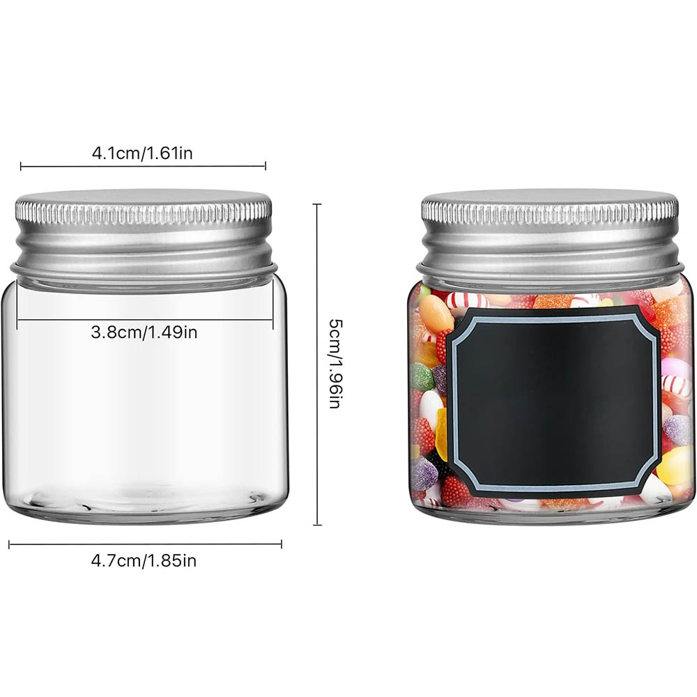 2オンス ミニメイソンジャー、蓋付き広口透明ガラスジャー、食 - Mason Jar 8Oz のレビューと価格