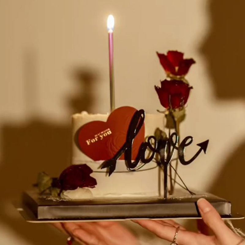 30/50 ボックスグラデーションカラー誕生日キャンドルケー - Candle Supply のレビューと価格