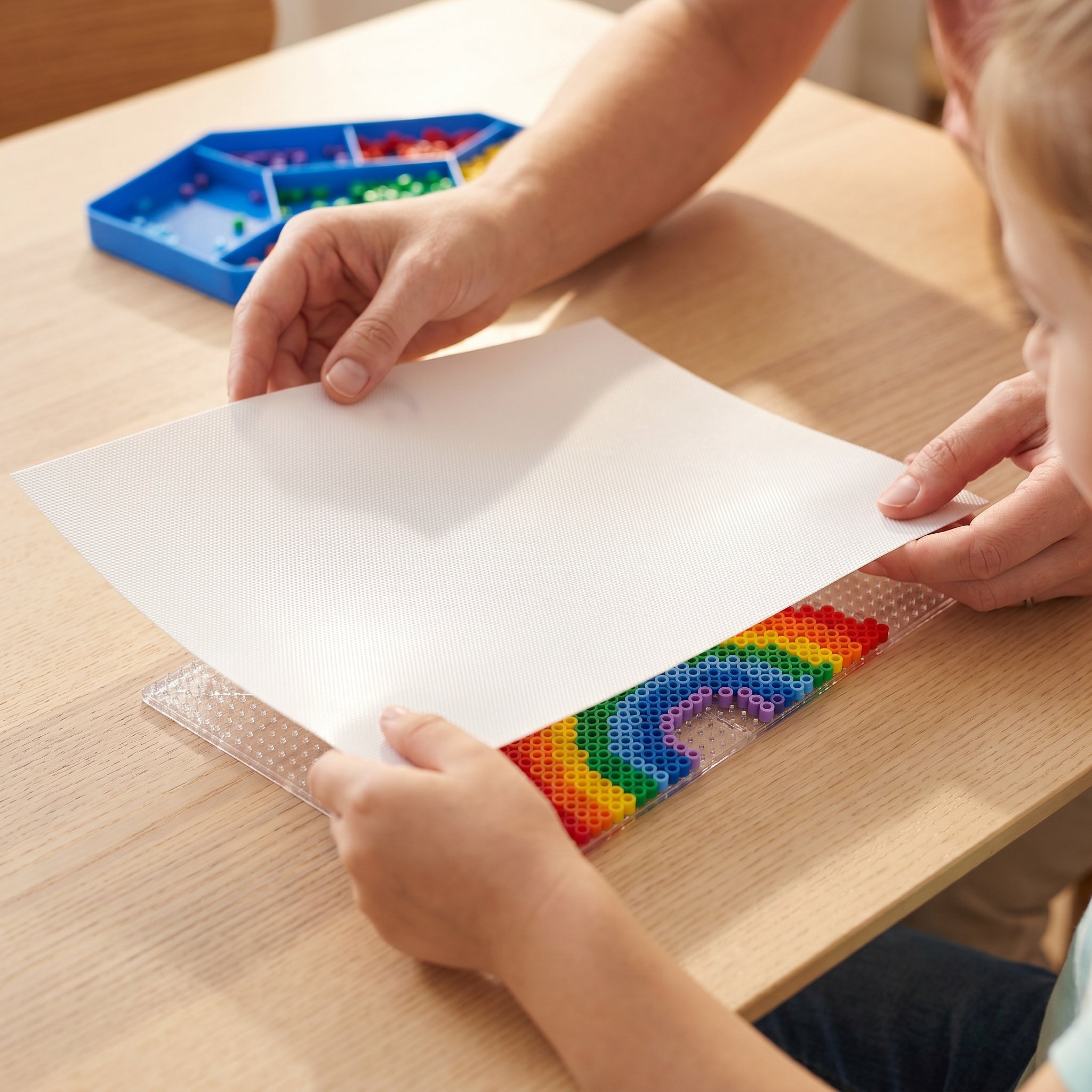 5枚入りヒューズビーズアイロンペーパー、テクスチャード加工の - Heat Resistant Mat のレビューと価格