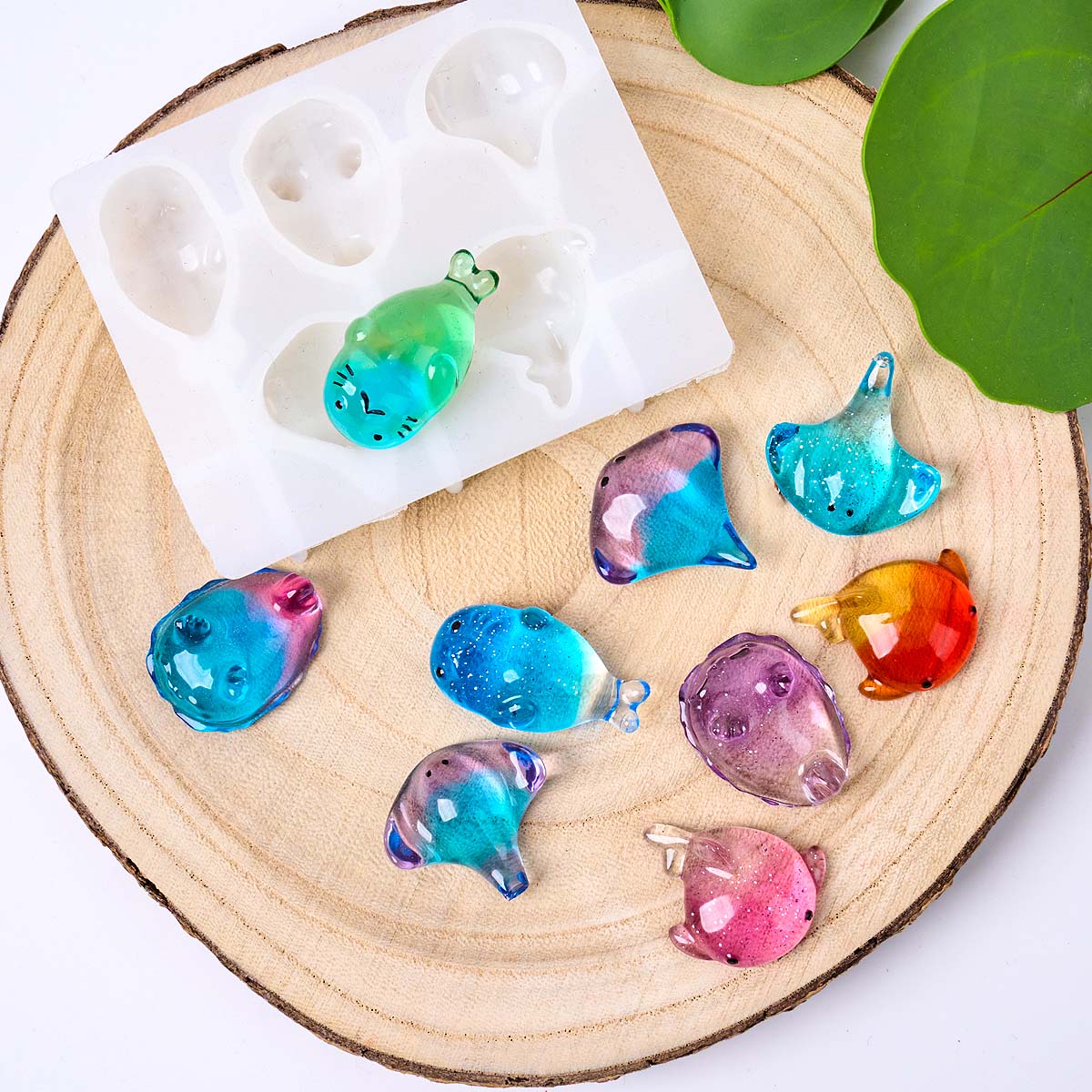 3Dヒーリング可愛いマンタ鯨シリコンモールドDIYキーホルダ - Candle Sachet のレビューと価格