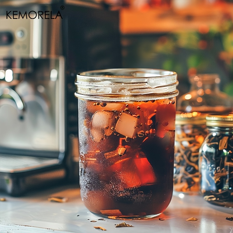 KEMORELA メイソンジャー 350 ミリリットル蓋付き - Mason Jar 8Oz のレビューと価格