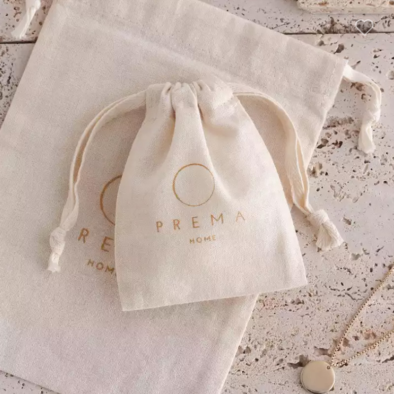 天然コットンのギフトバッグ,メイクアップジュエリーのロゴ,ポ - Candle Sachet のレビューと価格